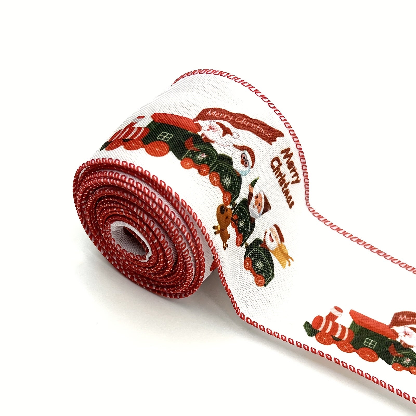 Christmas Ribbon For Holiday Trees Wrapping Ribbon Xmas Decorative Ribbons