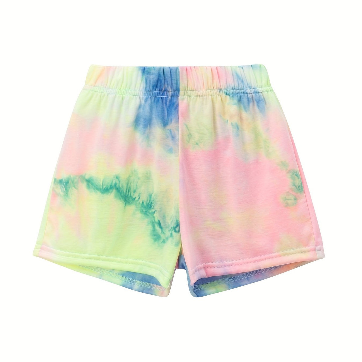 Toddler Girls Tie Dye High Waist Shorts Casual Pants for Kids