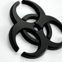 Metal Emblem Car Decal: Nuclear Umbrella Resident Sticker