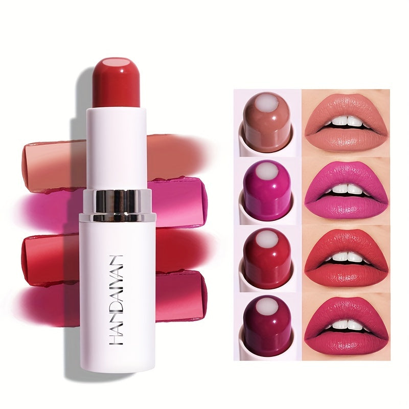 Matte Lip Balm Lipstick 2-in-1 Moisturizing Long Lasting Makeup