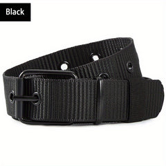 Canvas Belt Men's Needle Buckle Belt Punch Belt for Jeans