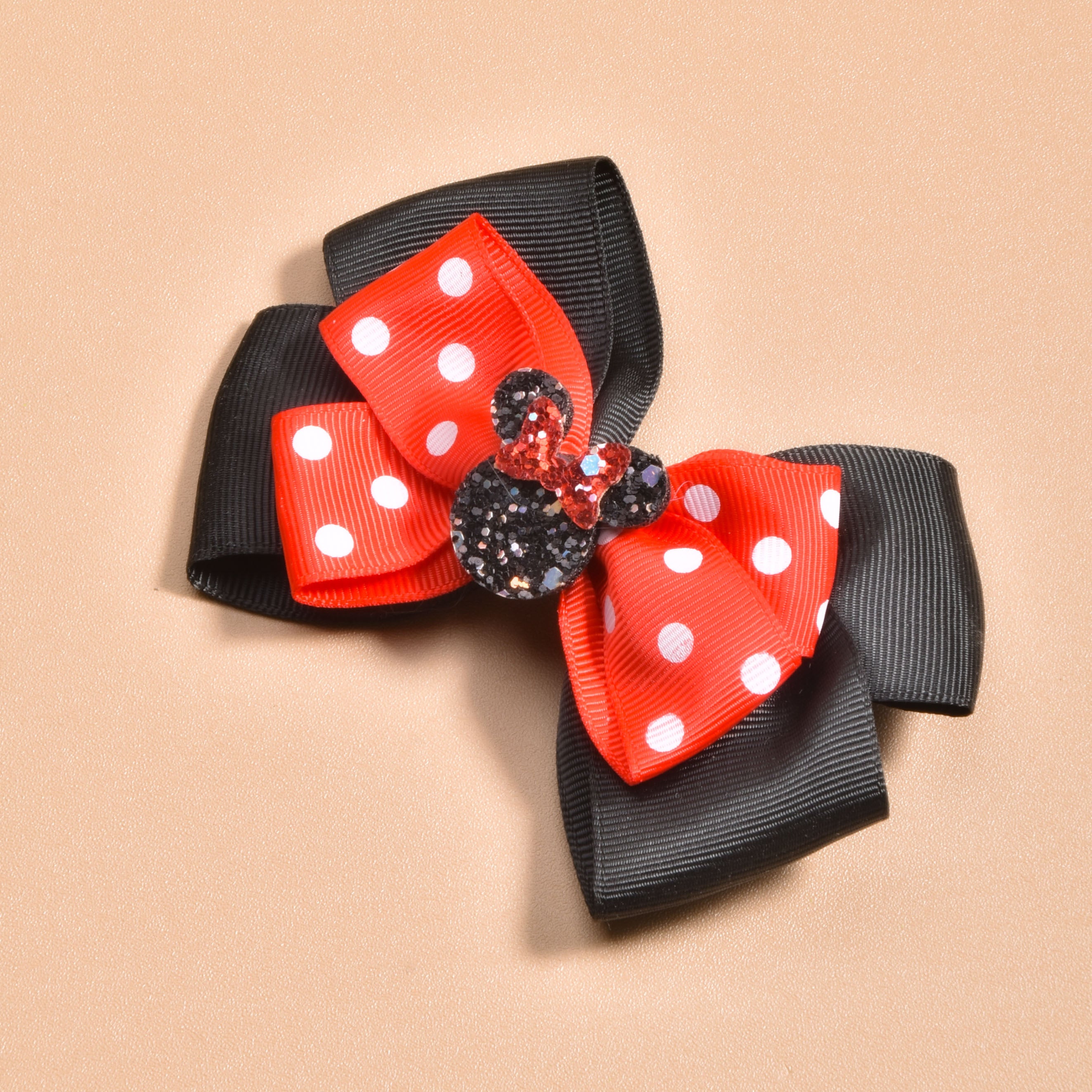Girls Bowknot Hair Clip Ribbon Hairpin for Party School Travel
