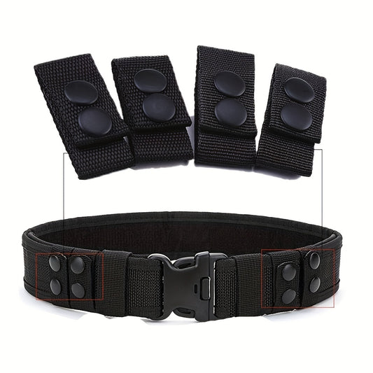 10pcs Pack Tactical Belt Snap Fixed Buckle Secure Comfort Fit