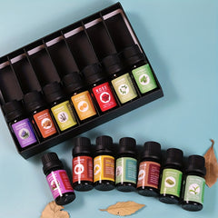 Organic Essential Oils Gift Set - 10 Pack Aromatherapy Kit