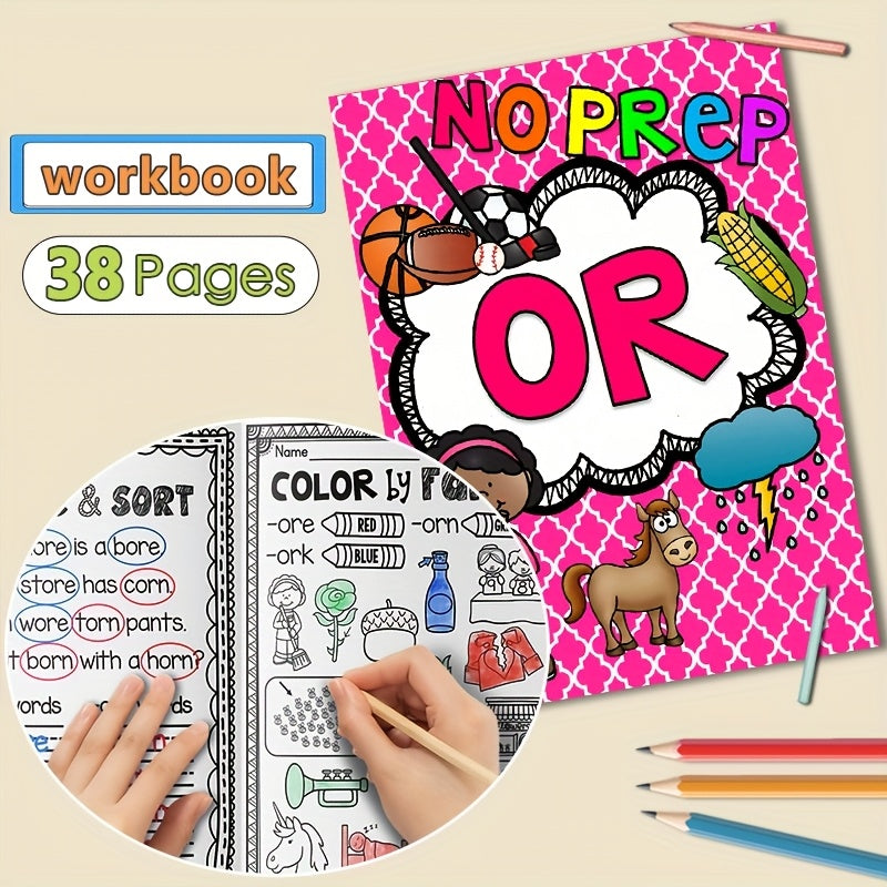 Phonics Workbook for Youngsters: Master 'OR' Sound Families with Fun Activities