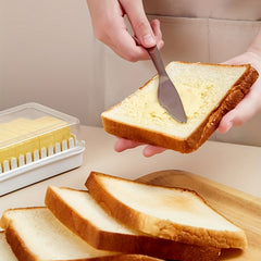 Butter Cutter Cheese Container with Lid Slic