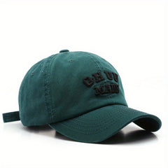 Men's Washed Curved Brim Baseball Cap Outdoor Sun Hat