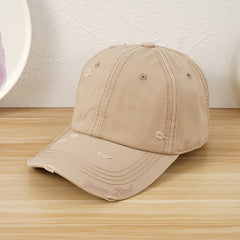 Letter Embroidery Unisex Baseball Cap Adjustable Casual Style Hat F