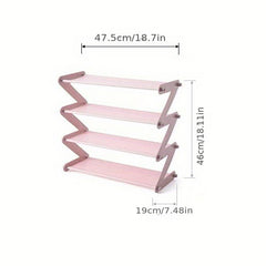 Non-woven Shoe Rack for Home Use Dormitory Bedroom Assembly