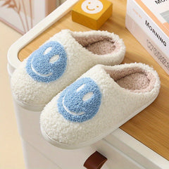 Kids' Cartoon Happy Face Slippers | Cozy Anti-Skid Indoor Shoes