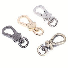 Flower Lobster Metal Clasps Swivel Trigger Clips Snap Hooks Bag Key Rings