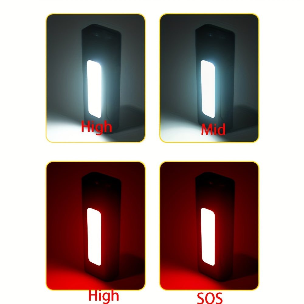 Rechargeable Front Bike Light COB 4 Modes