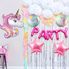 Magical Unicorn Balloons for Girls' Birthday Party
