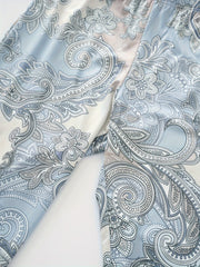  Boho Leggings Women's Plus Paisley Print High Stretch Skinny Leggings