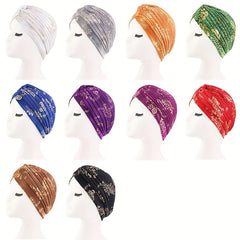 Boho Floral Head Scarf Cap Chemo Hats