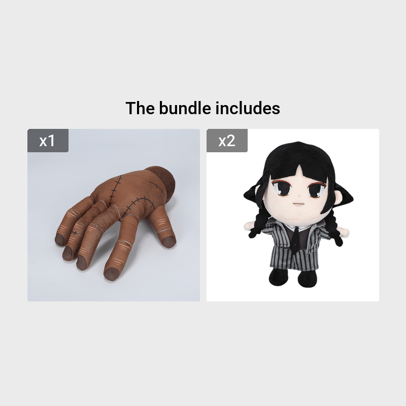 Wednesday Soft Plush Doll For Kids Room Decoration