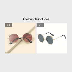 Stylish Bow Sunglasses for Sun Protection