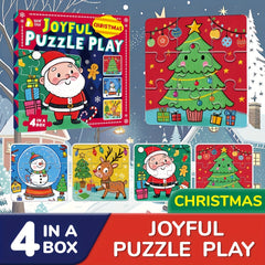 36pcs Christmas Jigsaw Puzzle Santa & Tree Toys for Creativity