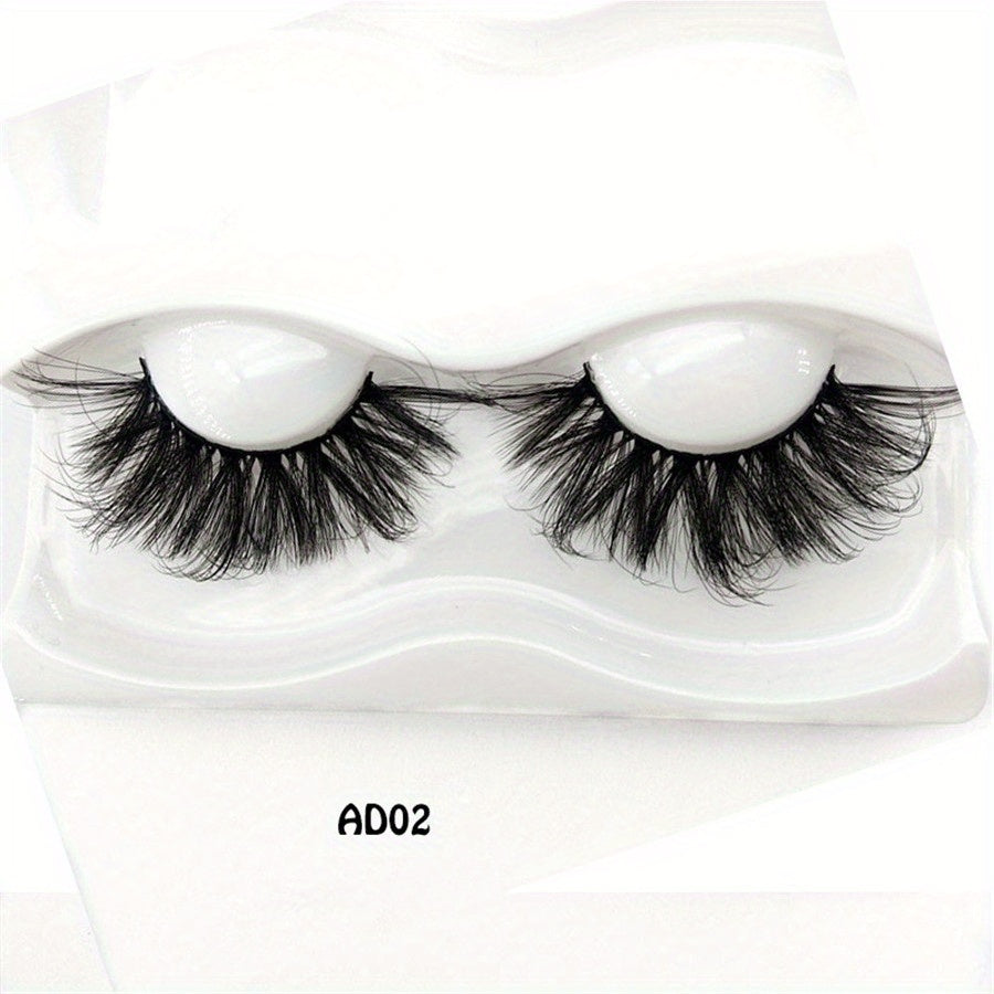Dramatic 25mm Mink Lashes for Natural Look