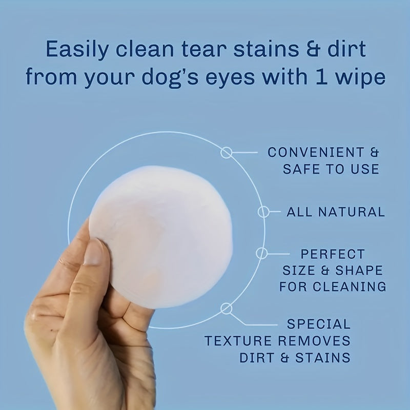 120pcs Pet Eye Wipes for Dogs and Cats, Tear Stain Removal