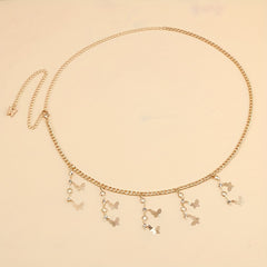 Butterfly Tassel Charm Chain Belt Waist Chain Jewelry
