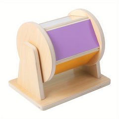 Educational Toy Set with Drum Rainbow Cloth Balls & Wooden Puzzle