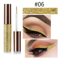 16 Colors Sparkling Diamond Eyeliner Pen High Saturation Eye Makeup Tool