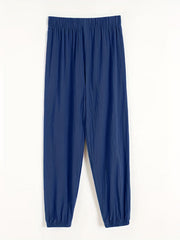  Elastic Waist Harem Trousers