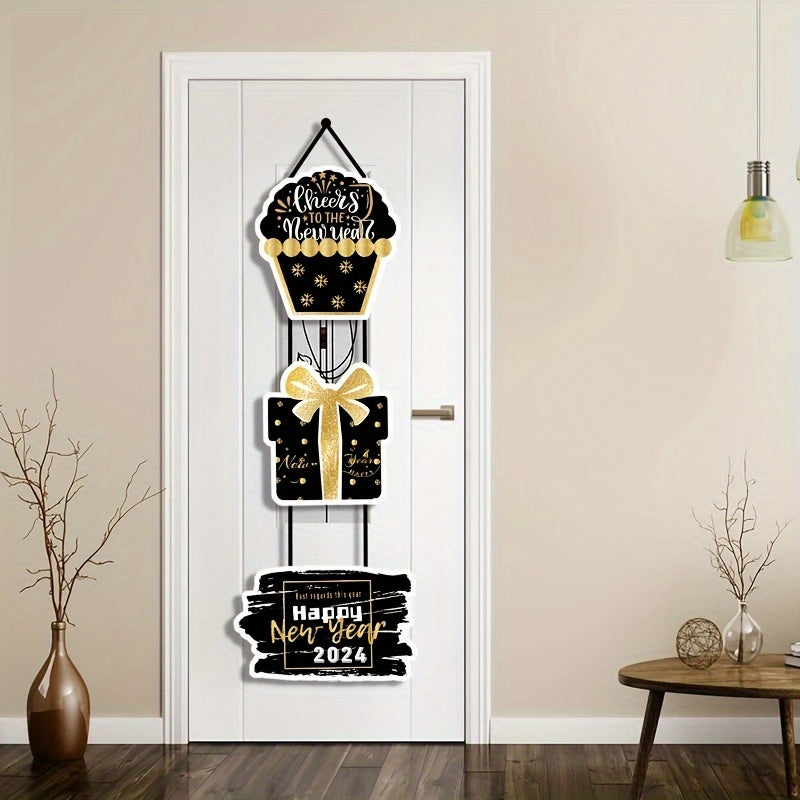 Happy New Year Door Hanging Decoration