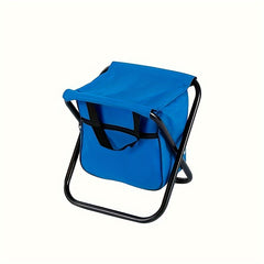 Portable Folding Stool with Storage Pouch for Outdoor Camping