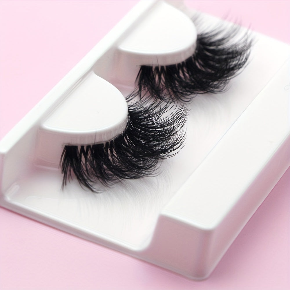 Wispy Faux Mink Lashes 3D Fluffy False Eyelashes Extension Makeup