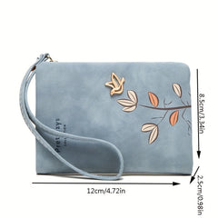 Short Wallet Casual Coin Purse With Wristlet Unisex Bag