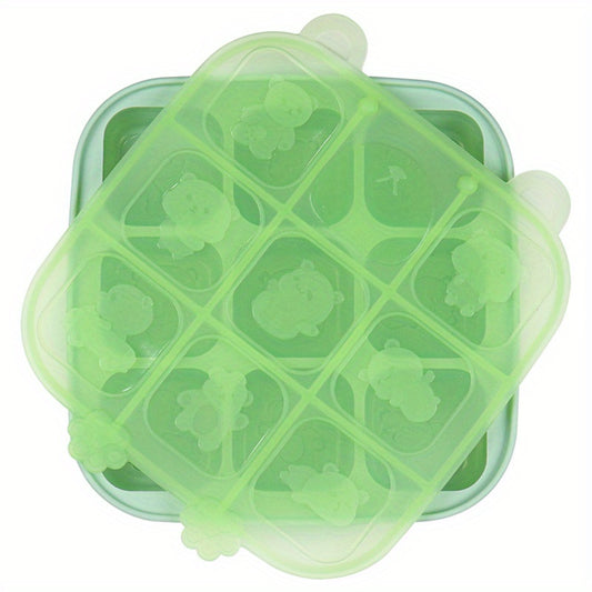 Baby Silicone Food Supplement Box Storage Box Baby Fresh Sealed Freezer