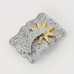 Vintage Leather Belt Buckle for Women DIY Waistband