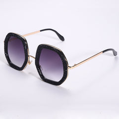 Oversized Rhinestone Crystal Sunglasses UV400 Shades Eyewear