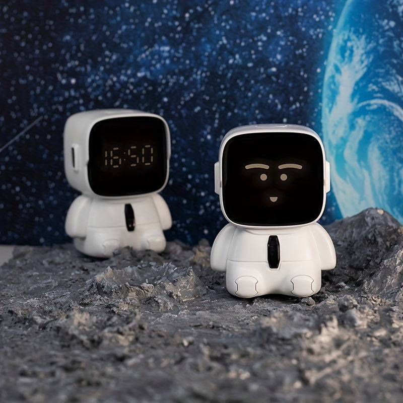 Big Head Smart Robot Alarm Clock For Kids