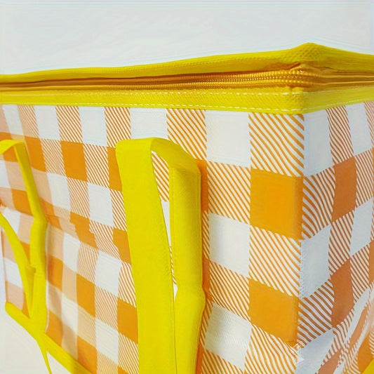 Reusable Insulated Picnic Bag Beach Cooler Bags With Zipper