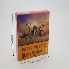 500pcs Animals Prairie Jigsaw Puzzles