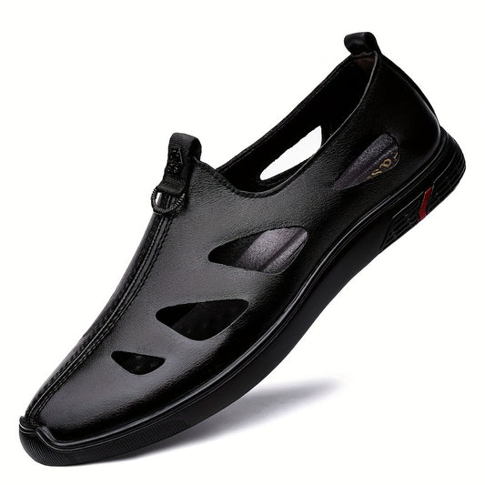 Men's Hollow Out Loafer Shoes Lightweight Sandals