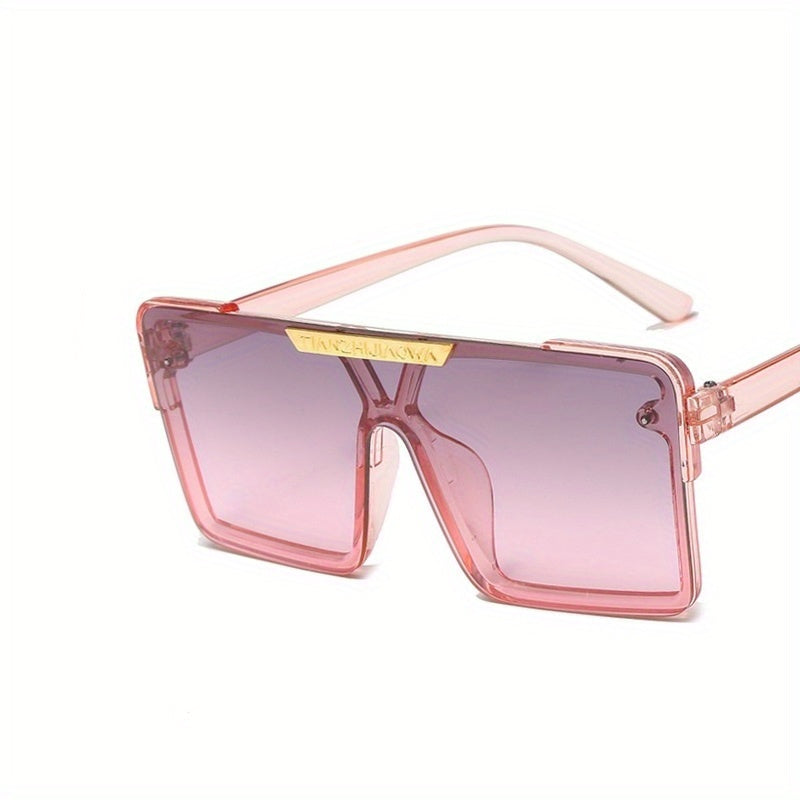 Y2K Vintage Square Sunglasses Sun Protection