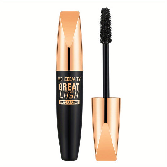 4D Silk Fiber Lash Mascara Waterproof Smudge Proof Thick Lashes