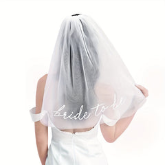 Bridal Veil for Brides and Bridesmaids - Perfect Photo Prop for Wedding