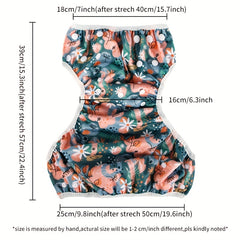 3 Years Reusable Baby Swimming Diapers Tiger Printed Washable Nappies Pool Pants