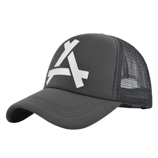 Men's Patterned Baseball Cap Mesh Adjustable Trucker Sun Hat