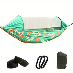 2 Person Camping Hammock with Mosquito Net & Tree Straps