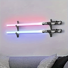 Wall Mounted Lightsaber Stand Sword Display Rack For 1-2 Swords
