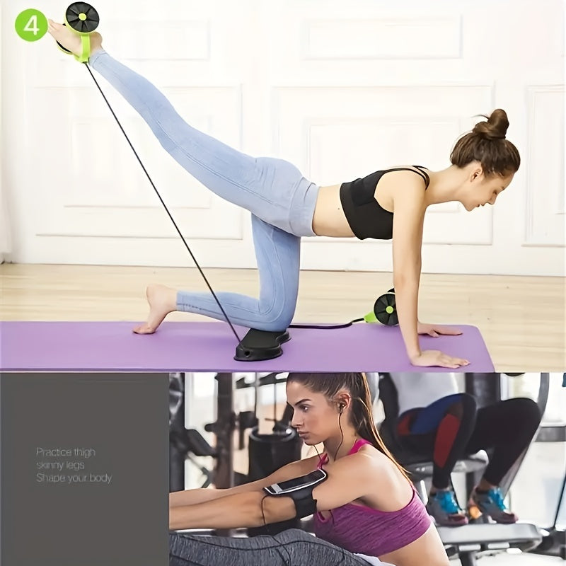 Multifunctional Ab Roller with Tension Rope