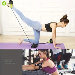 Multifunctional Ab Roller with Tension Rope