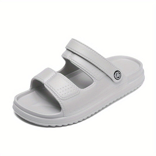 Men's Non Slip Platform Slides Comfortable Cloud Slides For Indoor Outdoor Bathr