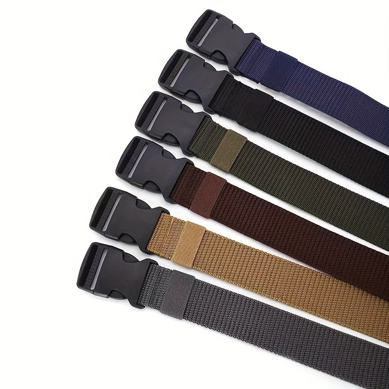Men's Outdoor Tactical Canvas Belt 3 Nylon